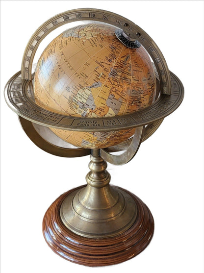 Armillary World Globe