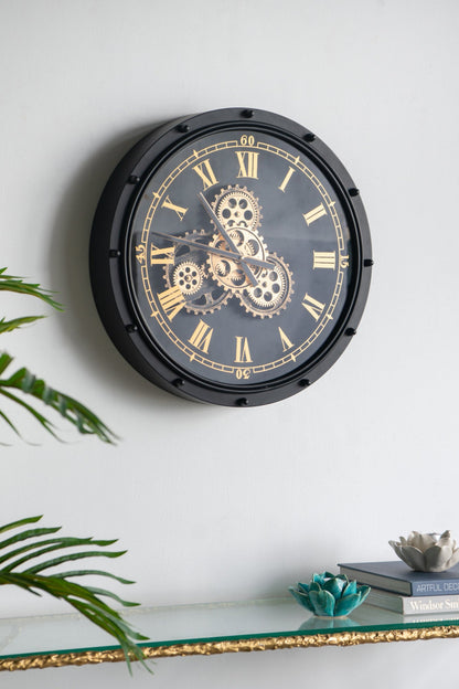 Munich Wall Clock with Gears