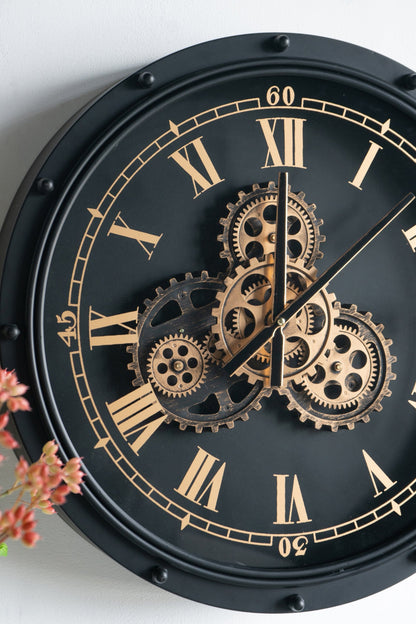 Munich Wall Clock with Gears