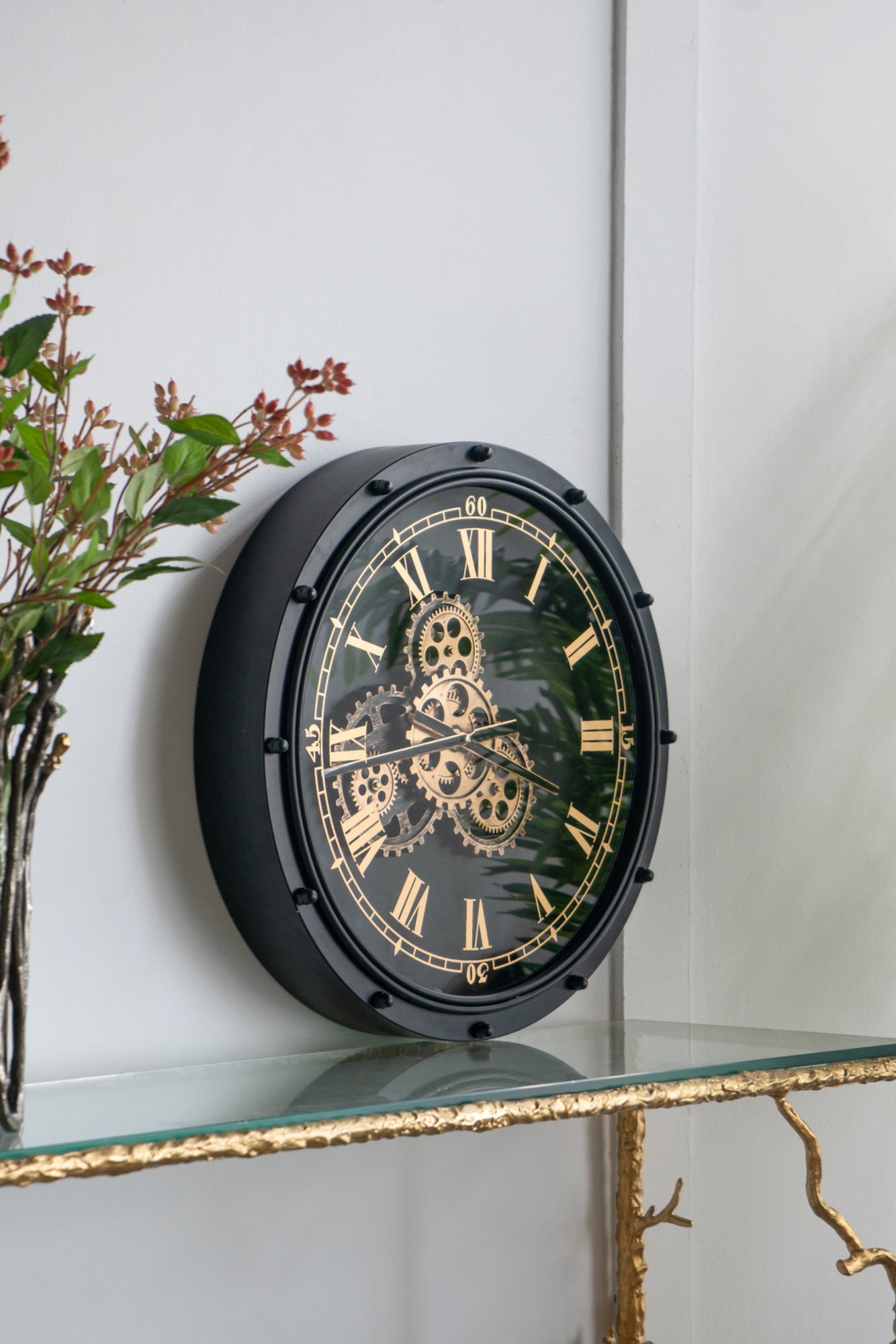 Munich Wall Clock with Gears