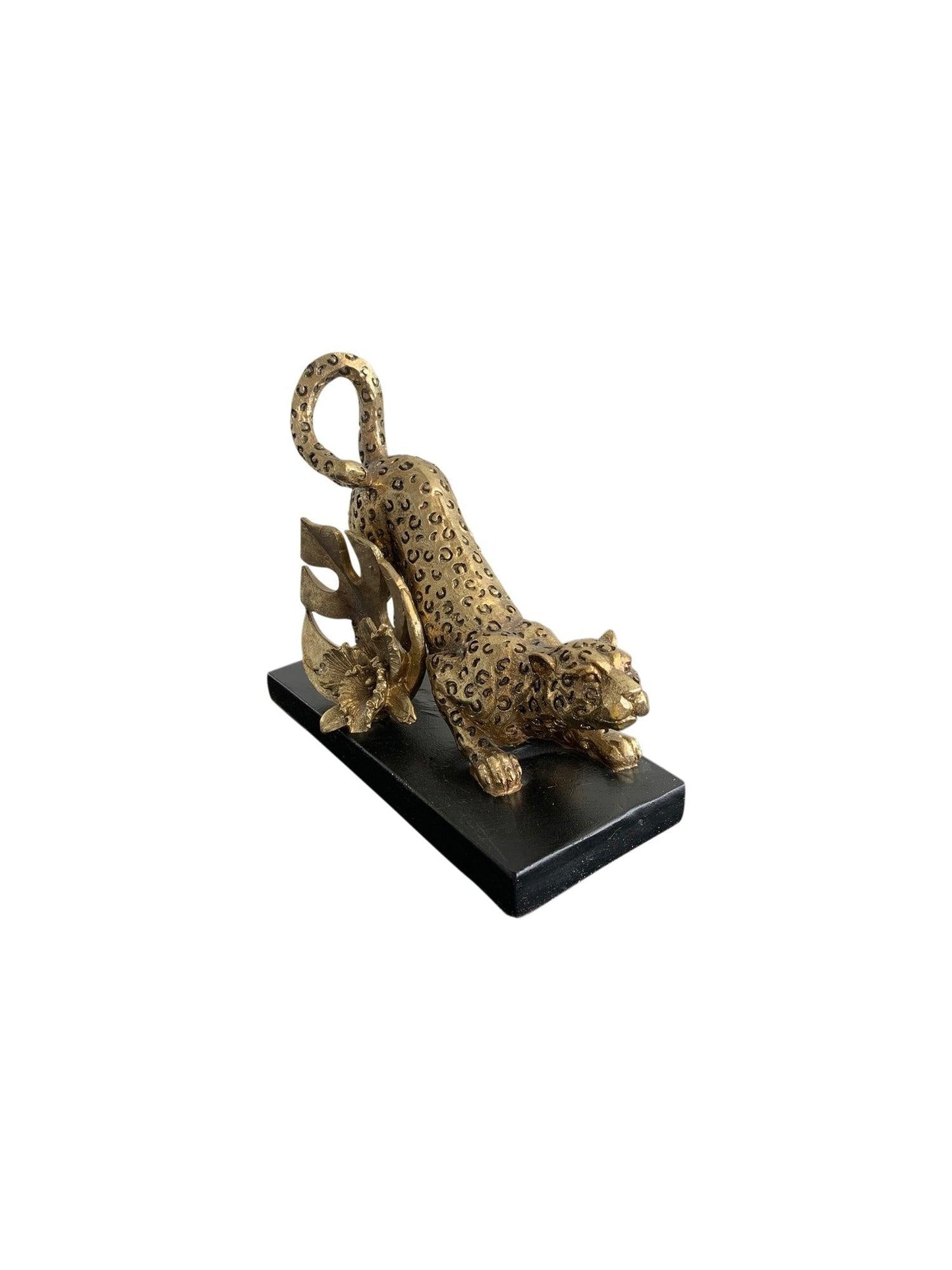 Luxe Cheeta with Decorative Leaves