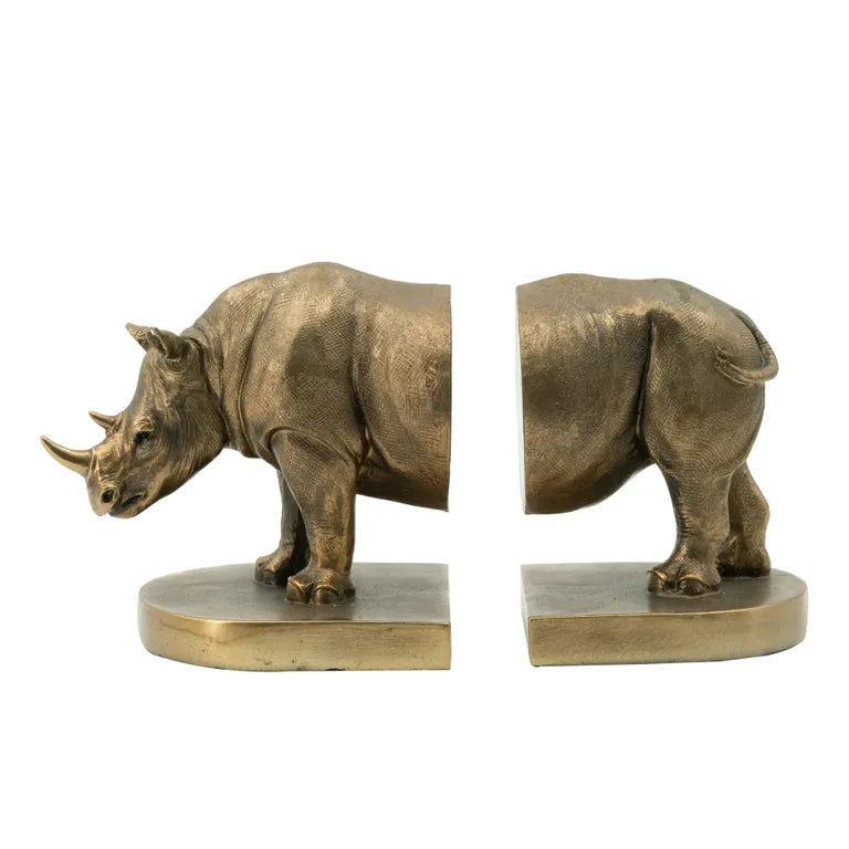 Rhino Bookends