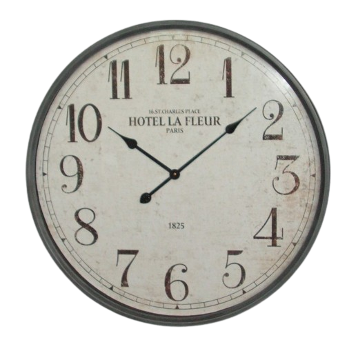 Hotel La Fleur Wall Clock