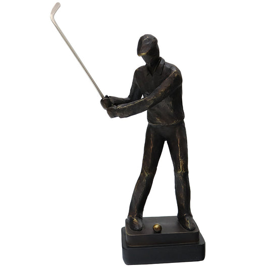 Resin Golfer Chipping