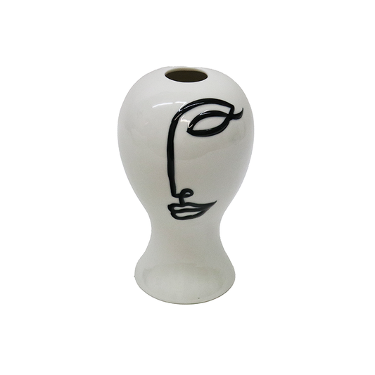 Ceramic Abstract Eye Vase