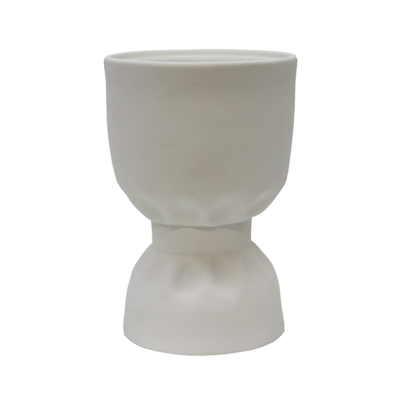 Ceramic Pinched Vase 22cm