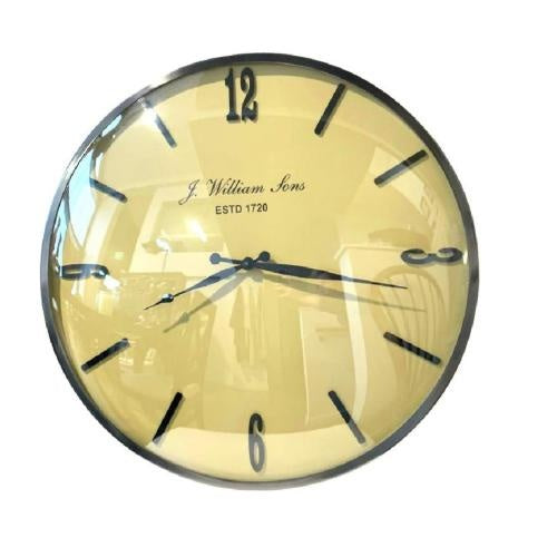 Wall Clock Dome Glass