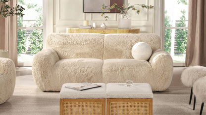 Cabana Faux Fur 3 Seat Sofa