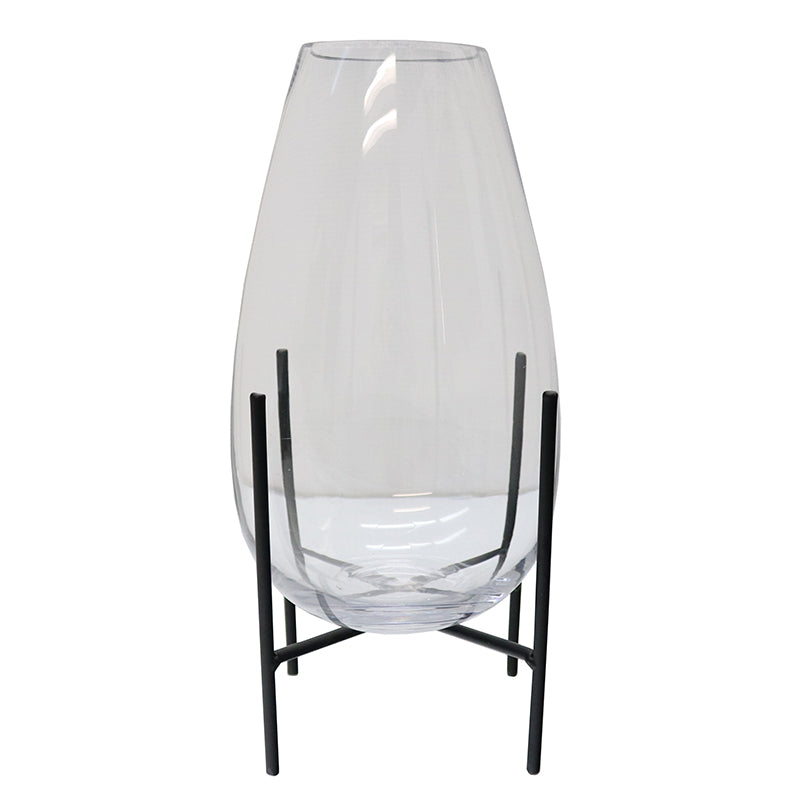 Sienna Tall Vase on Stand