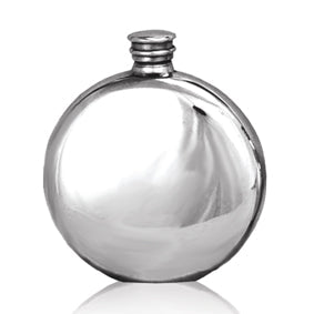 Ellipse Pewter Hip Flask