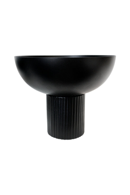 Zayn Bowl Planter Large Black