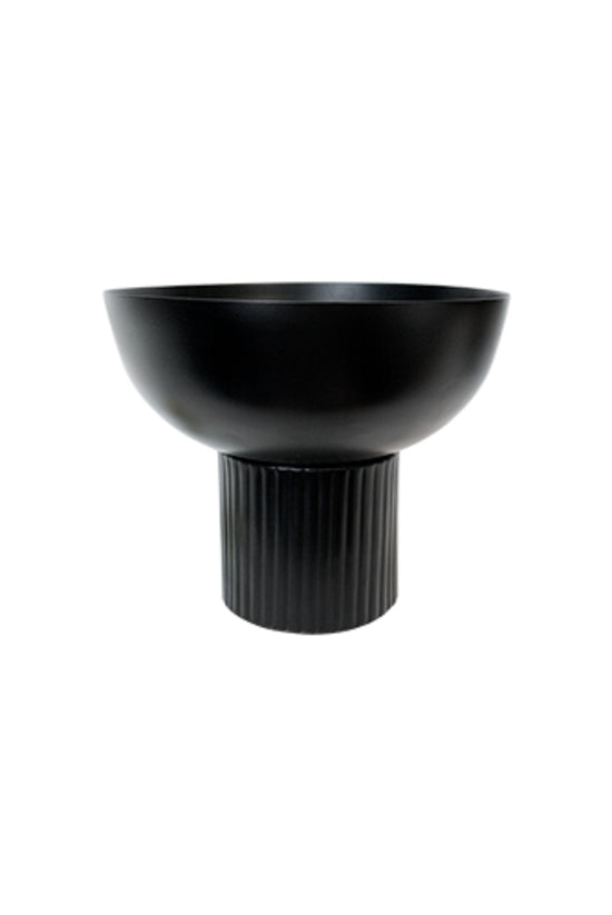 Zayn Bowl Planter Small Black