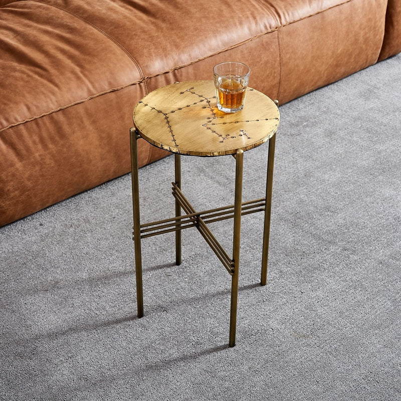 Coffee Copper Table - Set of 3