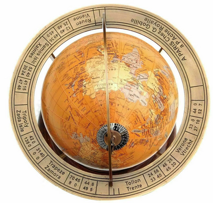 Armillary World Globe