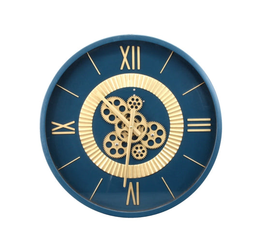 Agate Wall Clock - Royal Blue