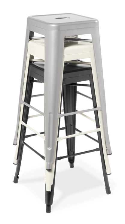 Industry Bar Stool - White