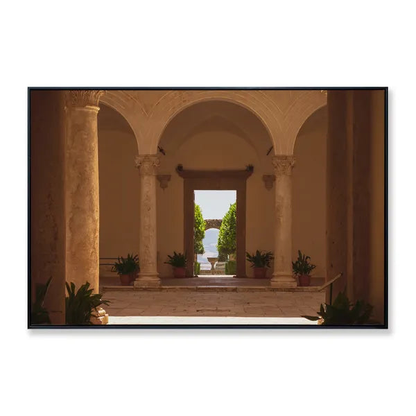 Piccolomini Palace Framed Canvas Wall Art