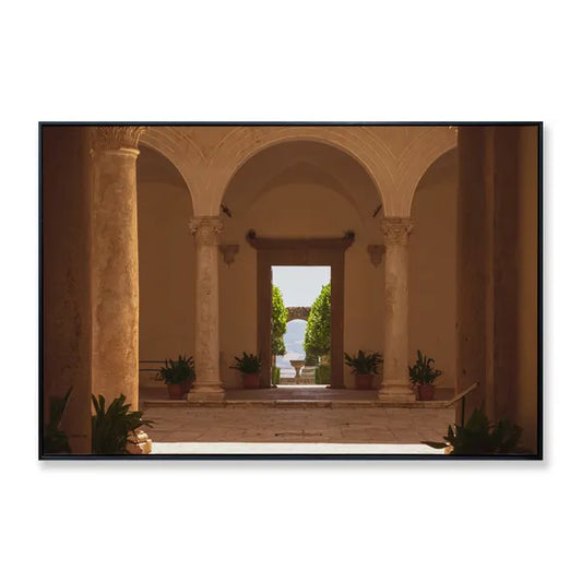 Piccolomini Palace Framed Canvas Wall Art