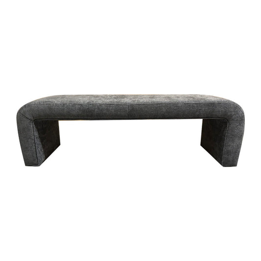 Novak Ottoman - Charcoal