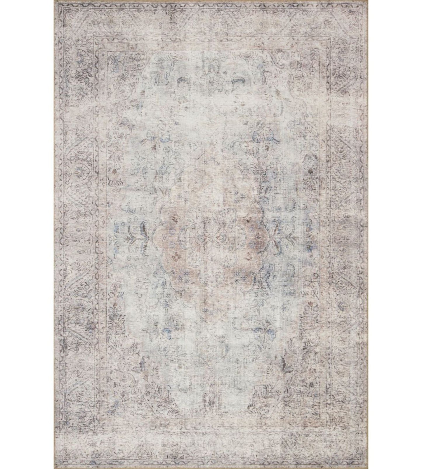 Loren Rug - Silver/Slate