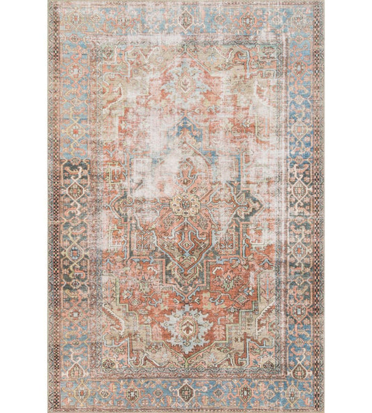 Loren Rug Terracotta/Sky | 152x229