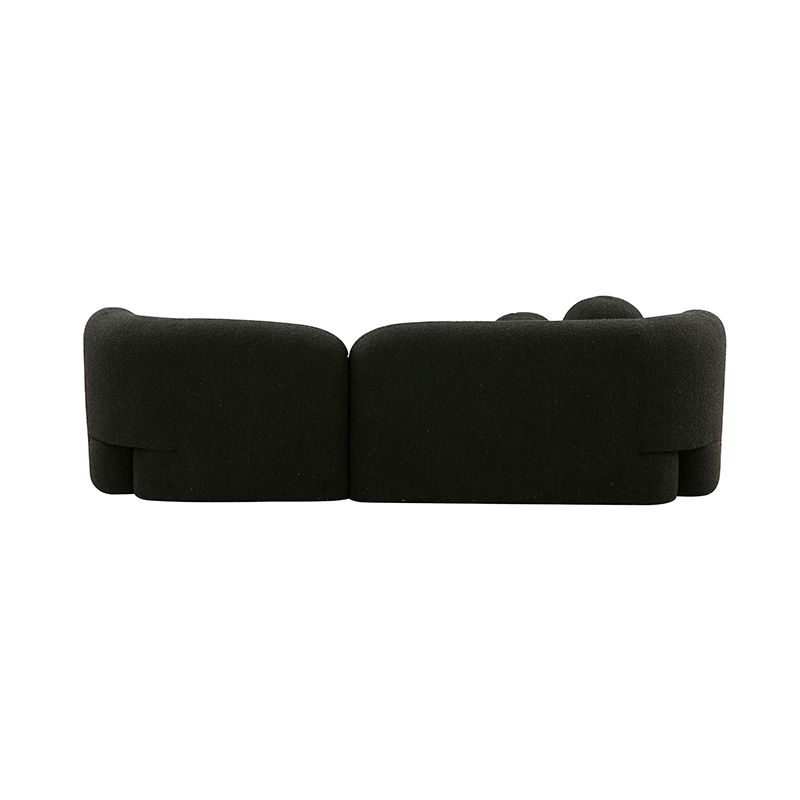 Bonita 3-Seater Sofa - Black Boucle