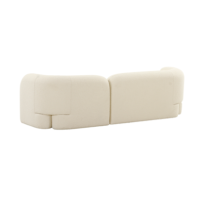 Bonita 3-Seater Sofa - White Boucle