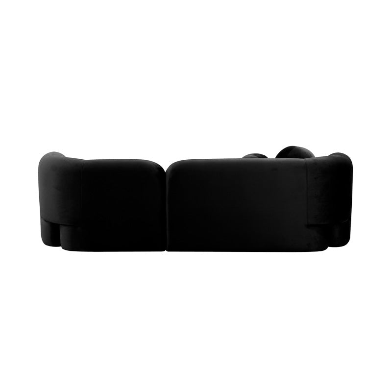 Bonita 3-Seater Sofa - Black Velvet