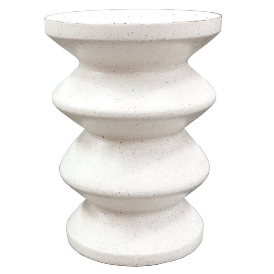 Nara Stool - White Terrazzo