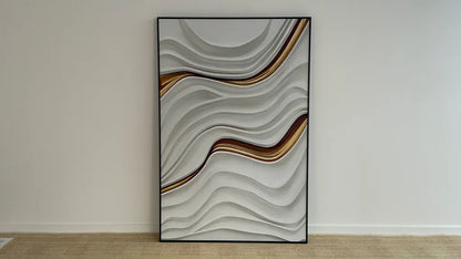 Luxe Ripple 3D Wall Art