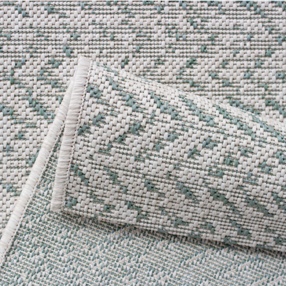 Koh Indoor/Outdoor Fusion Aqua Rug