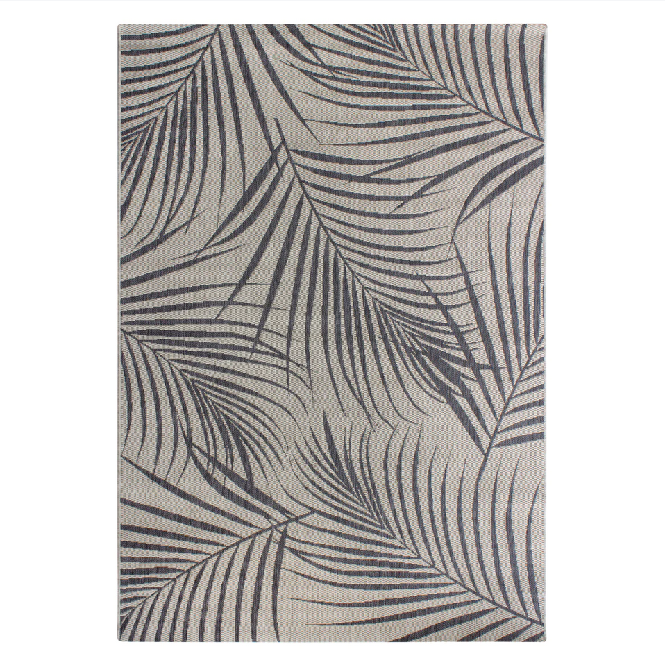 Koh Indoor/Outdoor Kentia Palm Sand/Grey Rug