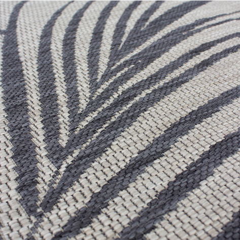 Koh Indoor/Outdoor Kentia Palm Sand/Grey Rug