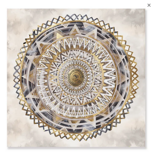 Decorative Disc Canvas Print 60x60