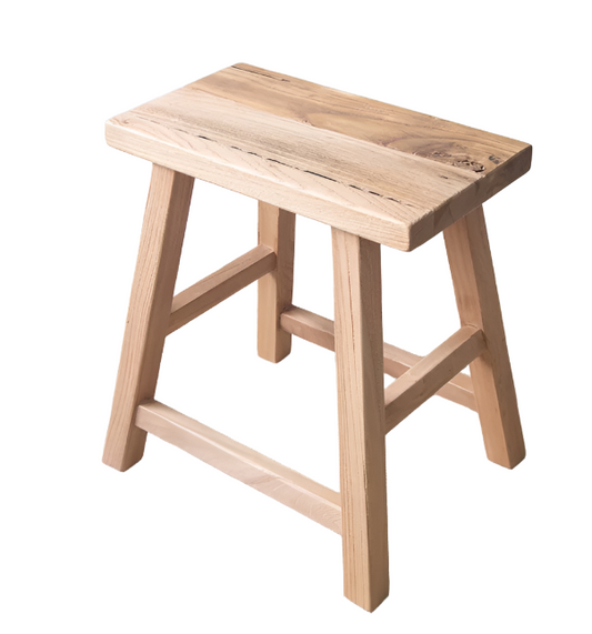 Heritage Elm Rectangle Stool