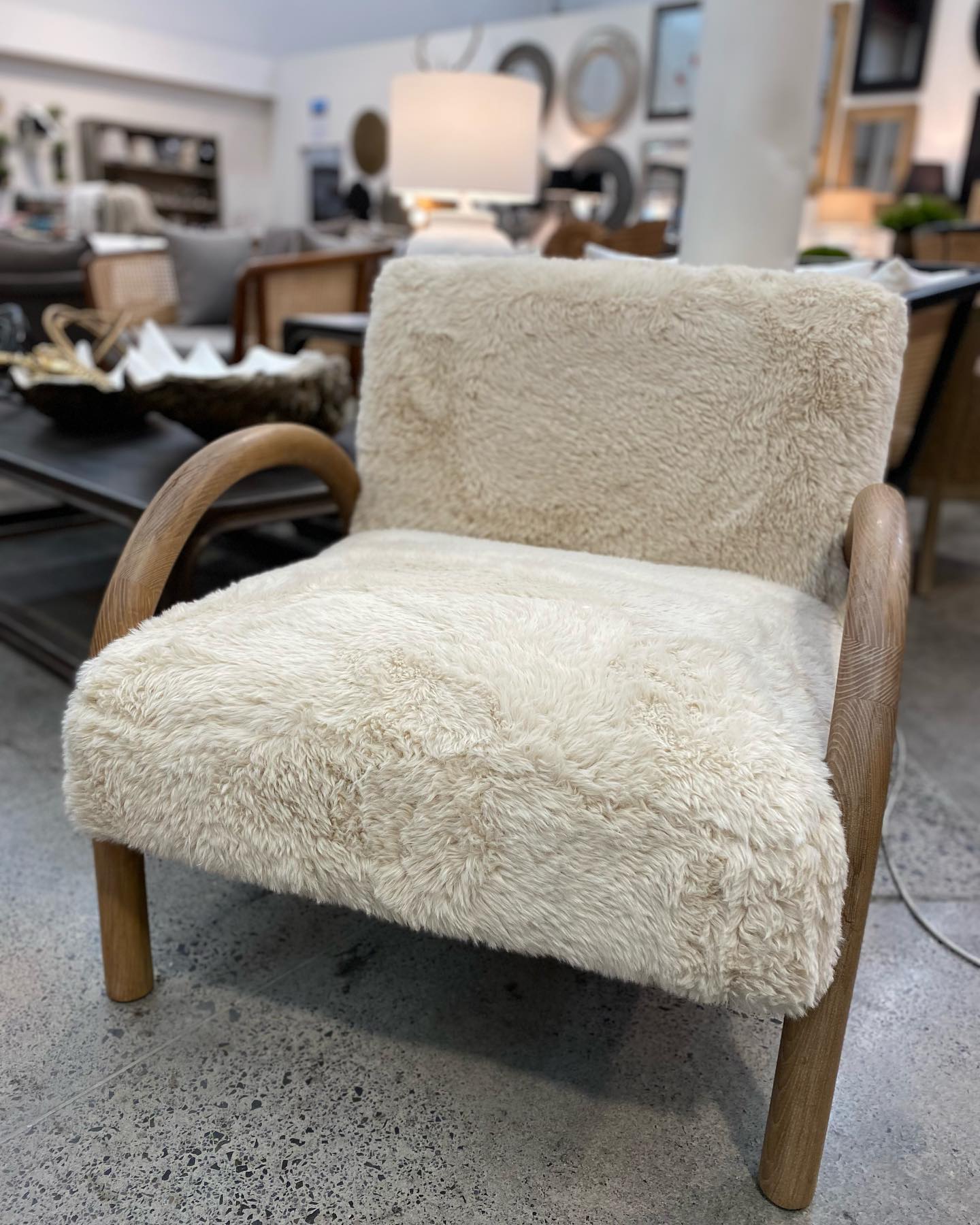 Charlotte Faux Fur Armchair