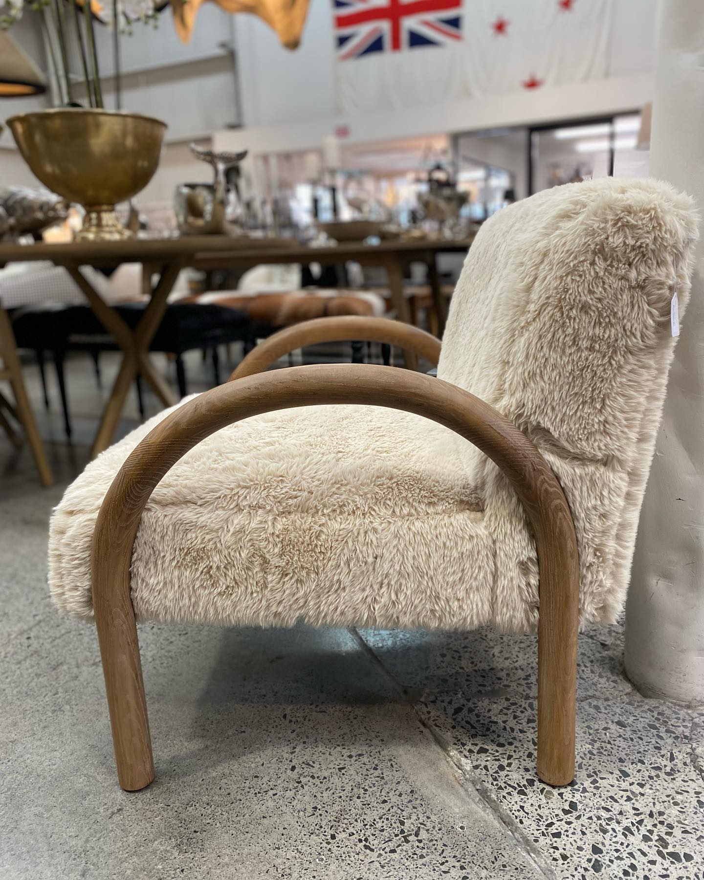 Charlotte Faux Fur Armchair