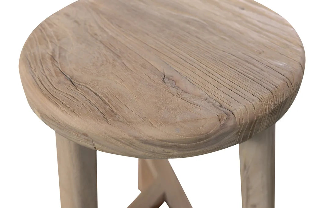 Coastline Aged Elm Stool