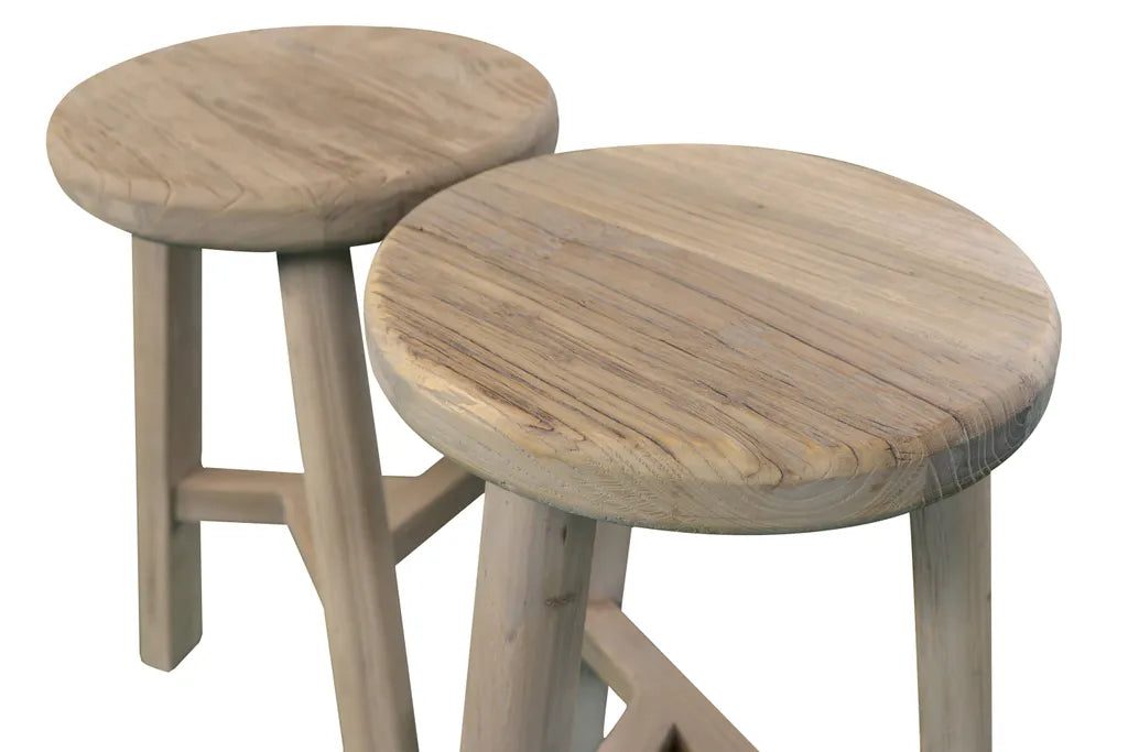 Coastline Aged Elm Stool