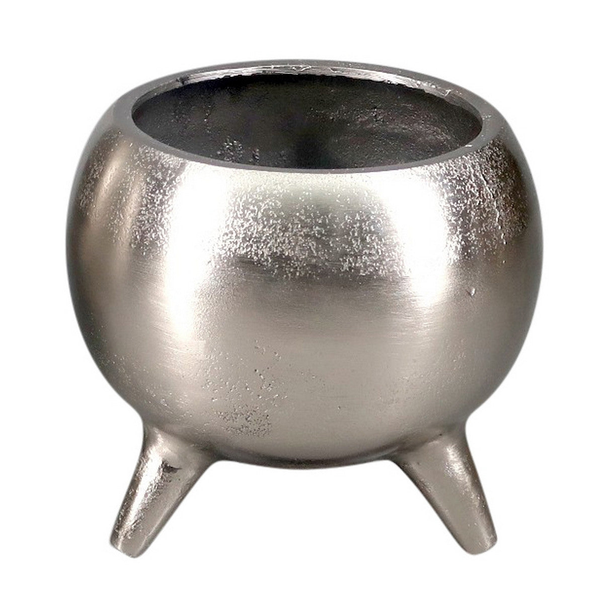 Alu Pot on 3 Legs - Silver