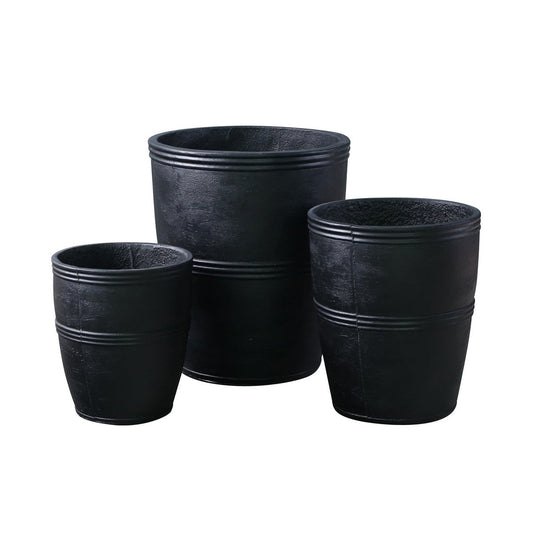 Apollo Round Planters Set/3