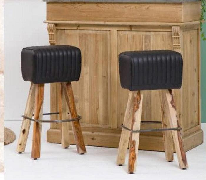 Leather Barstool