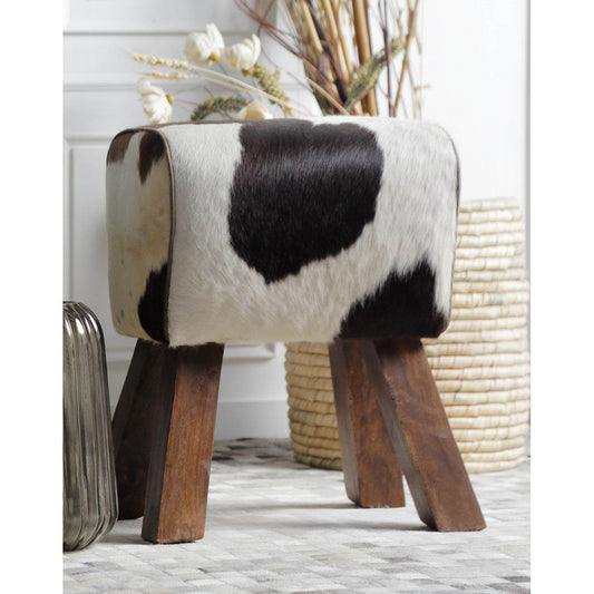 Goat Hide Stool