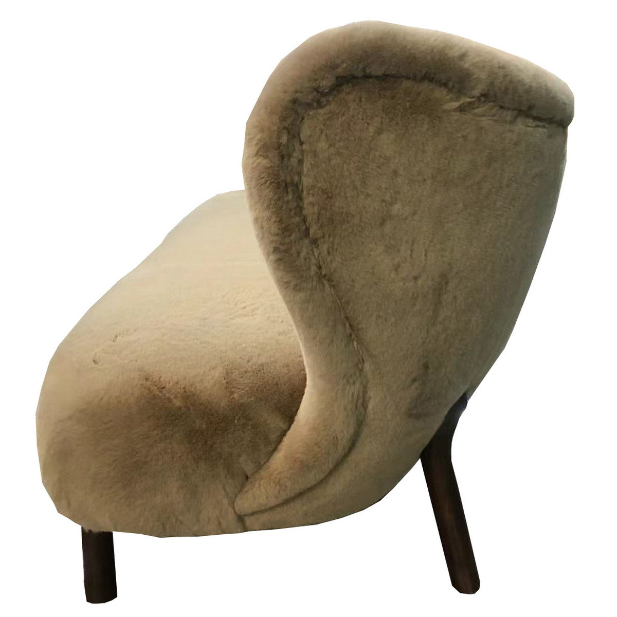 Petra Scandinavian Faux Fur Settee