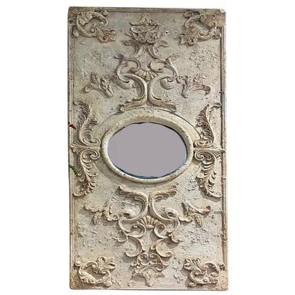 Vintage Porthole Mirror - Antique Marble