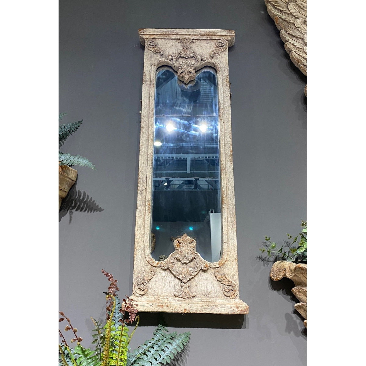 Vintage Wall Mirror - Antique Marble