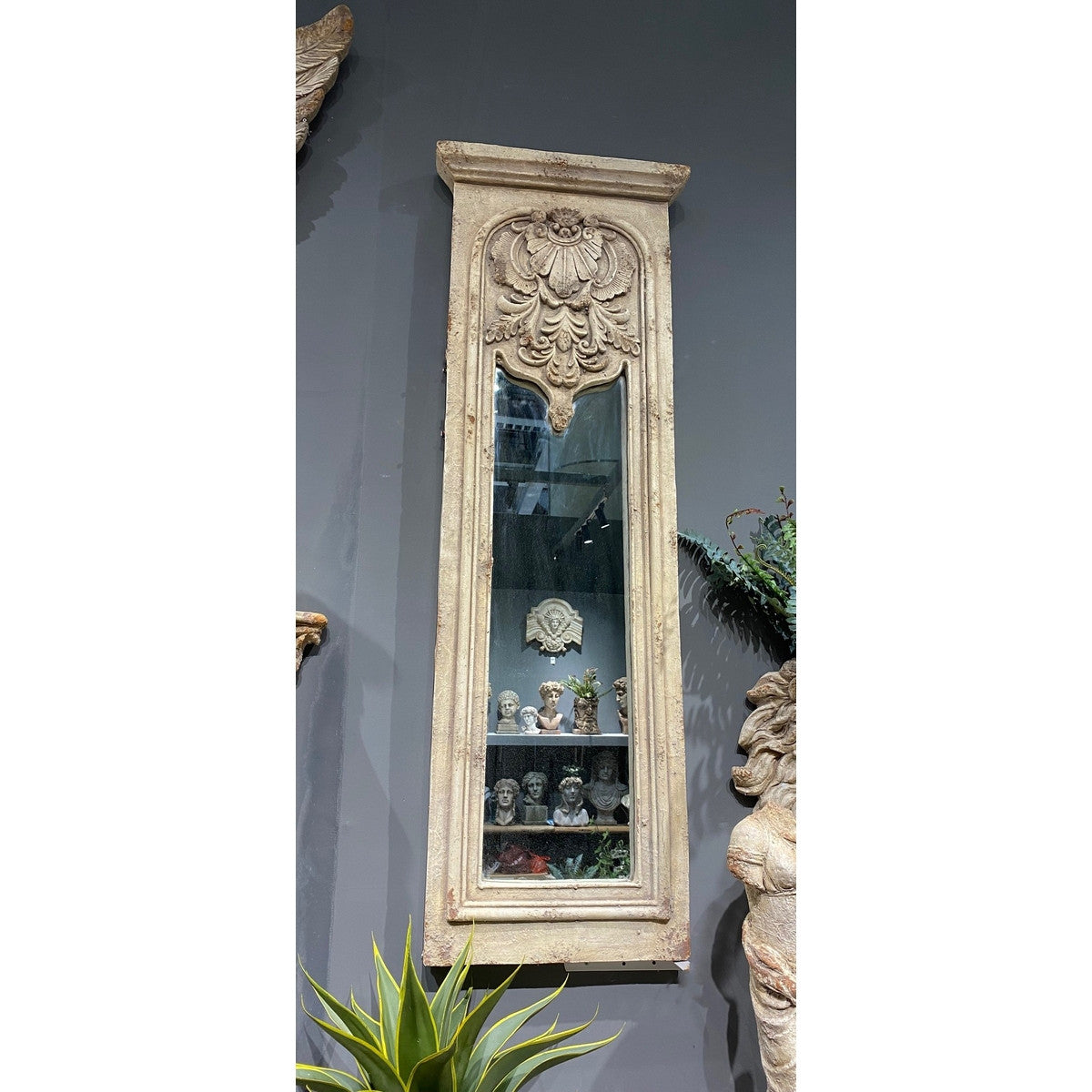 Vintage Wall Mirror - Antique Marble