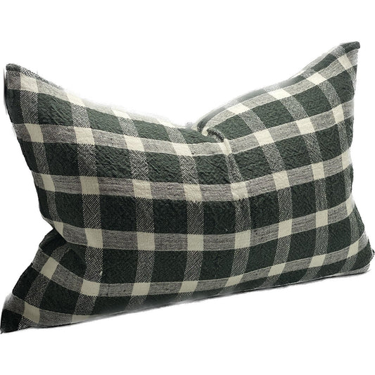 Sanctuary Linen Cushion Cover - Dark Green