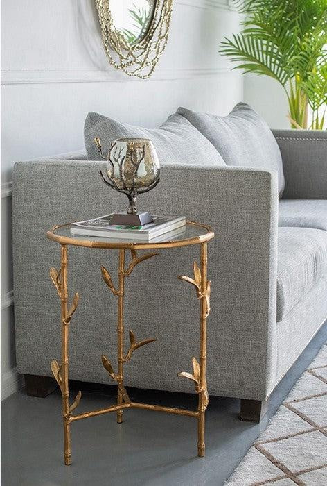 Twig Votive Holder in Antique Nickel Finish