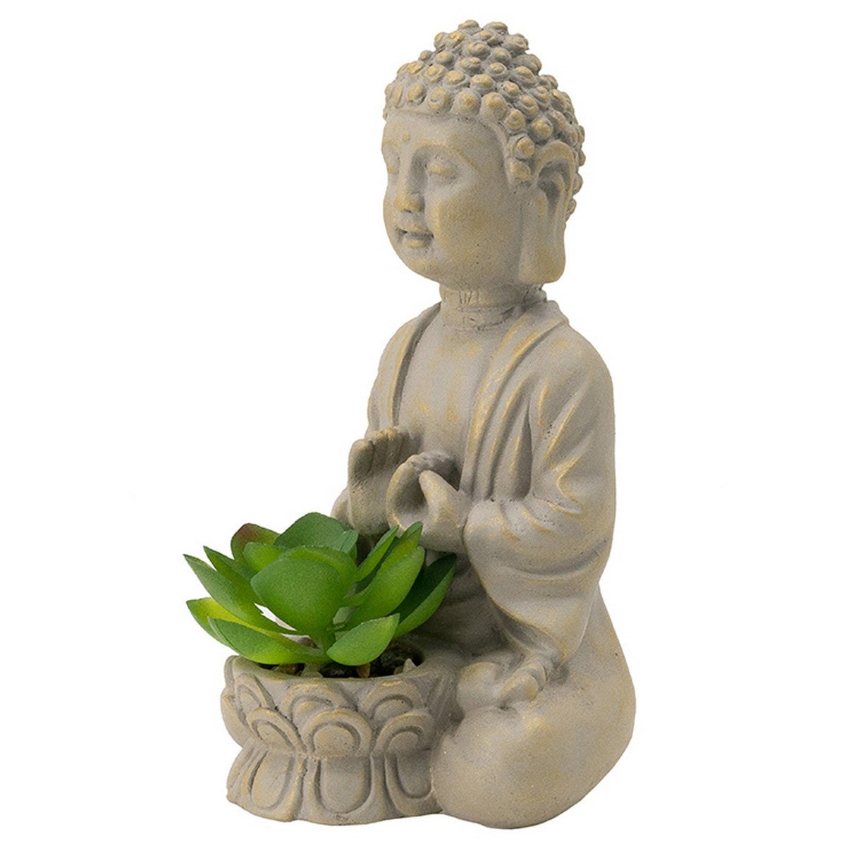 Two Sitting Buddha Planters